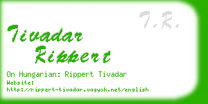 tivadar rippert business card